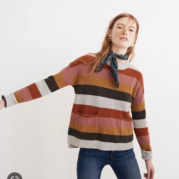 Madewell Patch Pocket Pullover sweater - Picture 1 of 5